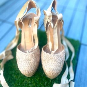 Schütz espadrille Ráfia .